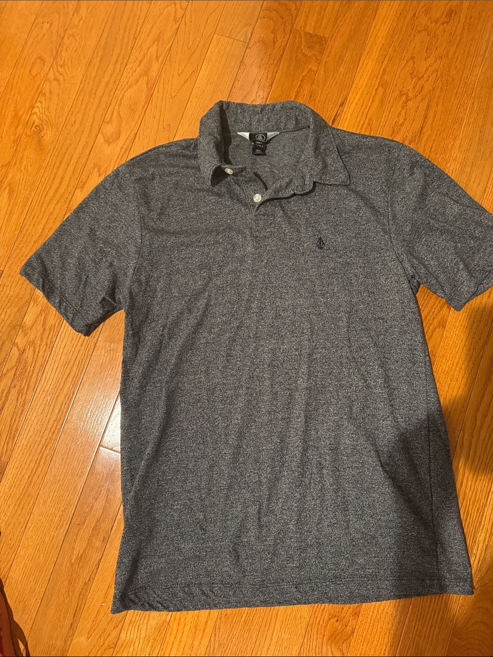 Volcom Men's Heather Gray Polo Shirt